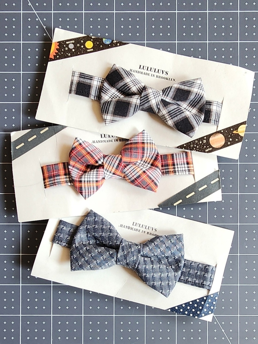 Lululuvs Plaid Bow Tie Toddler Set Size 2-4Years and 0-2 Years